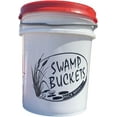 Original Swamp Bucket with Black or Red Lid (Lid Color Will Vary