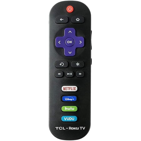 Original TCL RC280 TV Remote Control with Roku Built-in Netflix, Disney, Hulu and Vudu