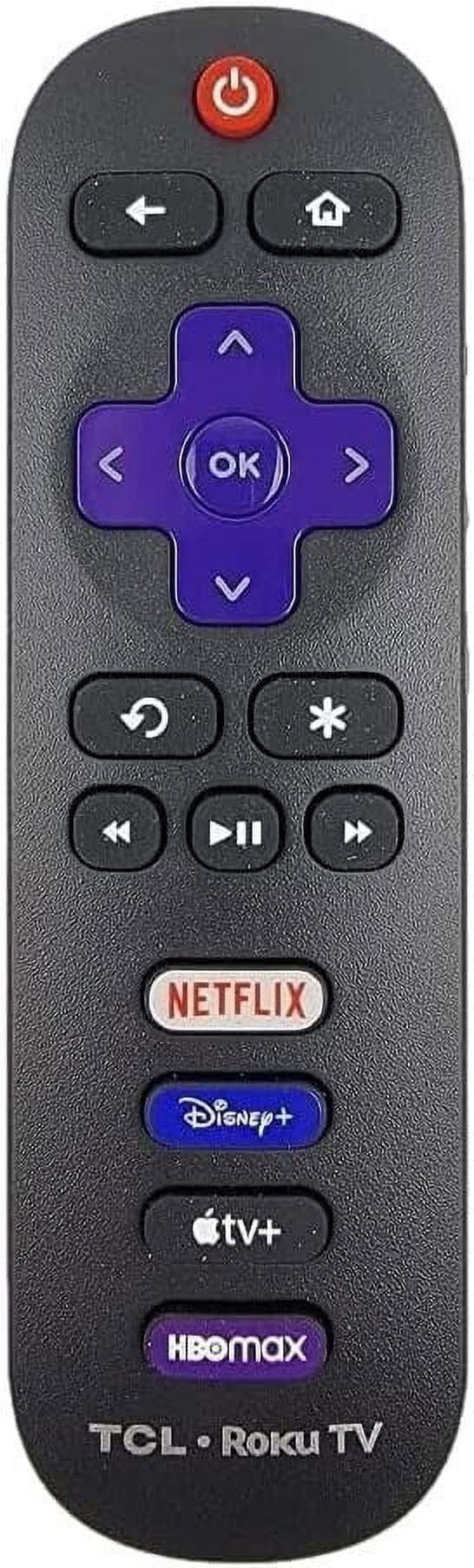 Tcl roku smart 4k uhd tv remote control with netflix disney plus