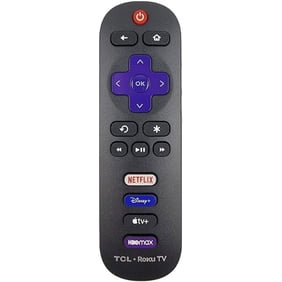 Original TCL Roku TV Remote Control Netflix/Disney Plus/Apple TV+/HBO Max Keys