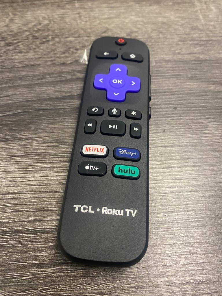 Original TCL Roku TV Remote, just put batteries in and it WORKS