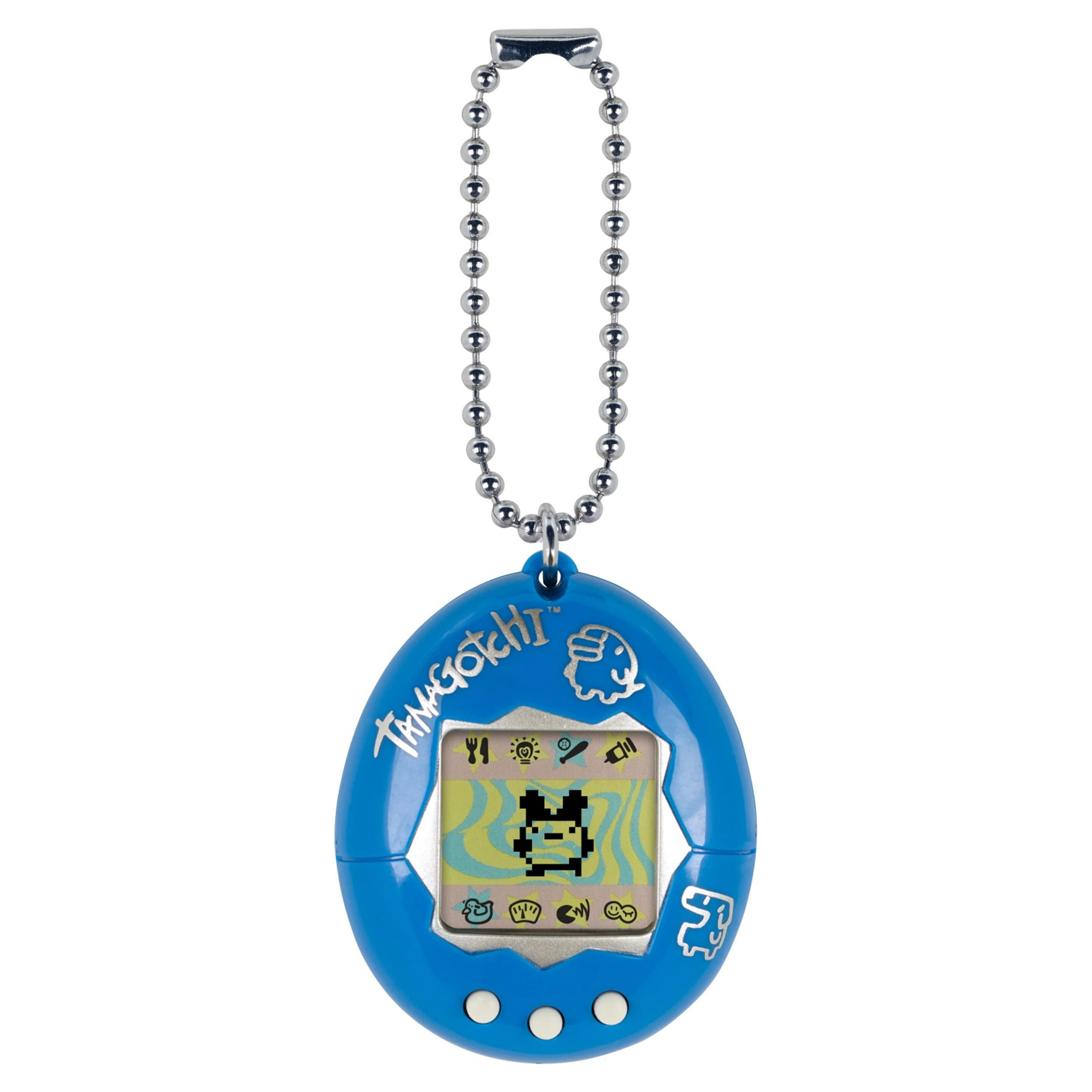 Original Tamagotchi 本体 ブルー Original Tamagotchi - Blue with Silver Electronic Pet - Walmart.com