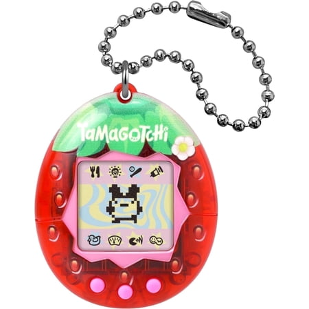 Bandai - 2.1" Fresh Strawberry (P2) Tamagotchi, BNTCA Original Tamagotchi