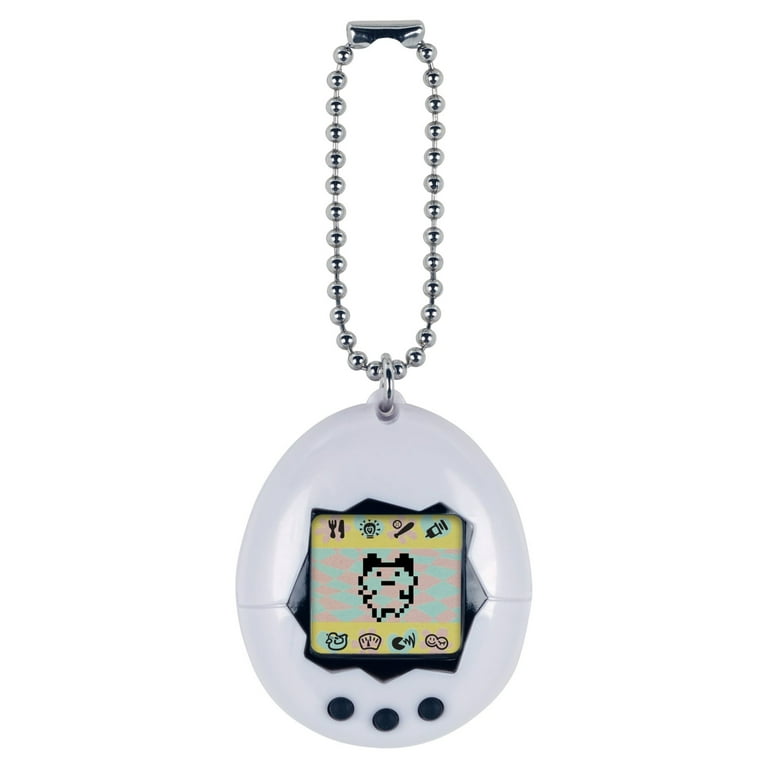 TAMAGOTCHI バーチャルペット ホワイト Original Tamagotchi - White with Black - Walmart.com