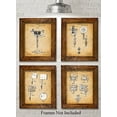 thumbnail image 1 of Original Tattoo Machine Patent Art Prints - Set of Four Photos (8x10) Unframed - Great Gift for Tattoo Artists, Parlors, Ink Fans, 1 of 6