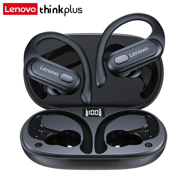 Original Thinkplus XT60 Sports Wireless Headphones Bluetooth Earphones HiFi Earbuds with Mic Earhook black