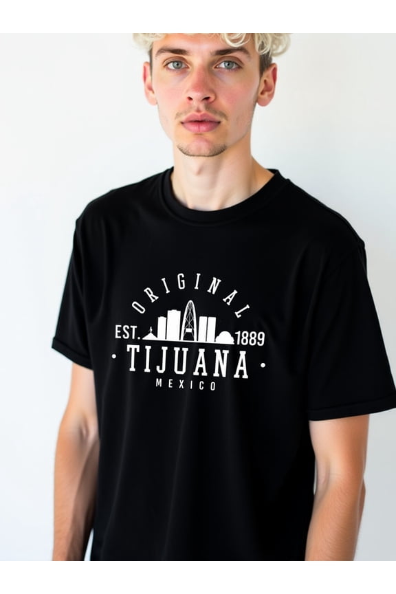 Original Tijuana Mexico Tee for men t-shirt black graphic limited edition Everyday and weekend wear Funny Unisex Shirt Crewneck tshirts