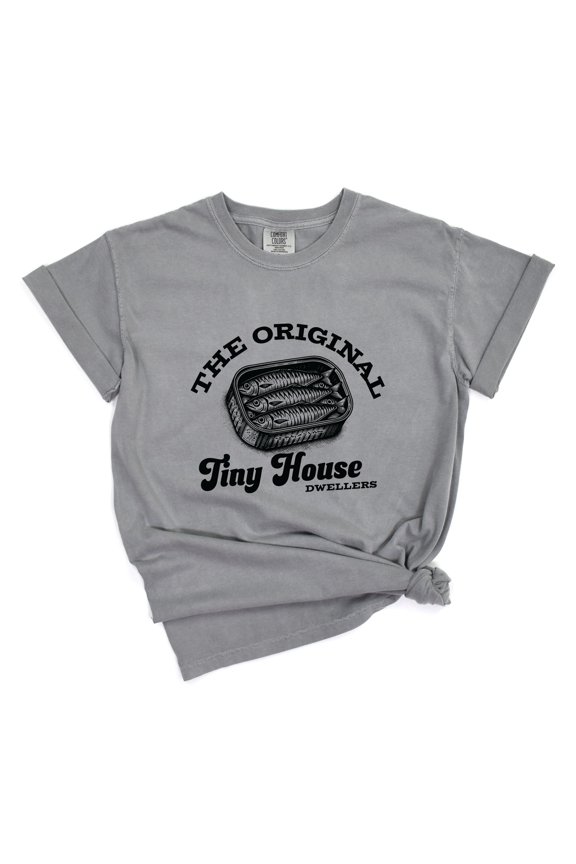 Original Tiny House Dwellers - Women's Garment Dyed Tee