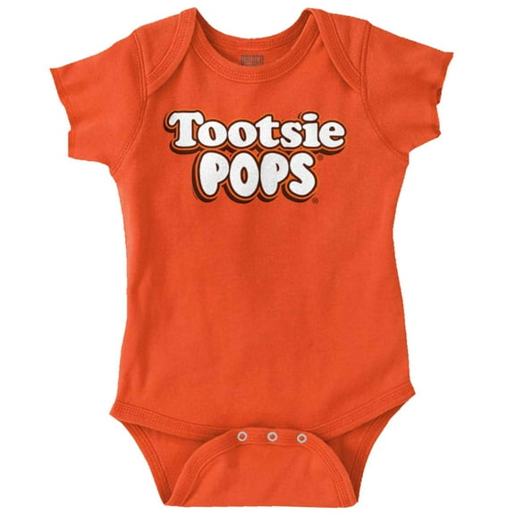 Original Tootsie Pops Lollipops Logo Romper Boys or Girls Infant Baby Brisco Brands 18M