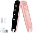 thumbnail image 1 of Original Translator Pen, Portable Smart Scanning & Reading Translators, 122 Language Electronic Dictionary with Offline Online Translation for Study, Work, Travel (Pink), 1 of 9