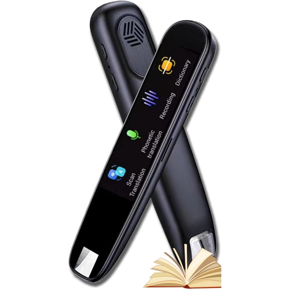 Original Translator Pen,Portable Smart Scanning & Reading Translators,Electronic Dictionary for Study,Work,Travel,Offline Online Language Support,Translator Pen for 100 Languages (Black)