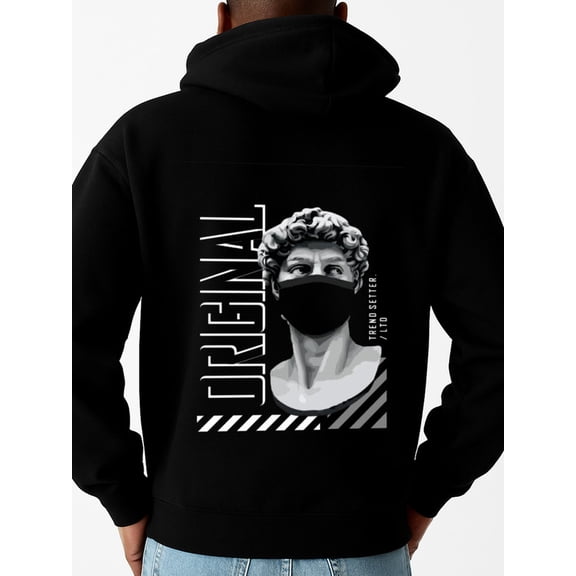 Original Trendsetter graphic hoodies funny humor men machine washable black Hooded Design, Comfortable Pullover halloween elegant graphic husband funny humor Vintage Unisex hoodie