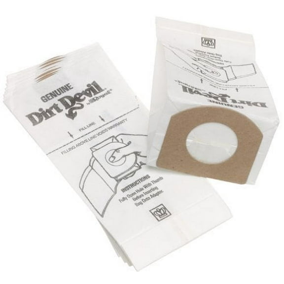 Original Type G Vacuum Bag for Compatible with Dirt Devil 3010348001 Bag Model (2 Pack)
