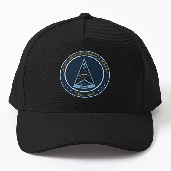Original USSF Star Command Baseball Hat, Space Service Unit Graphic Design, Classic Everyday Cap