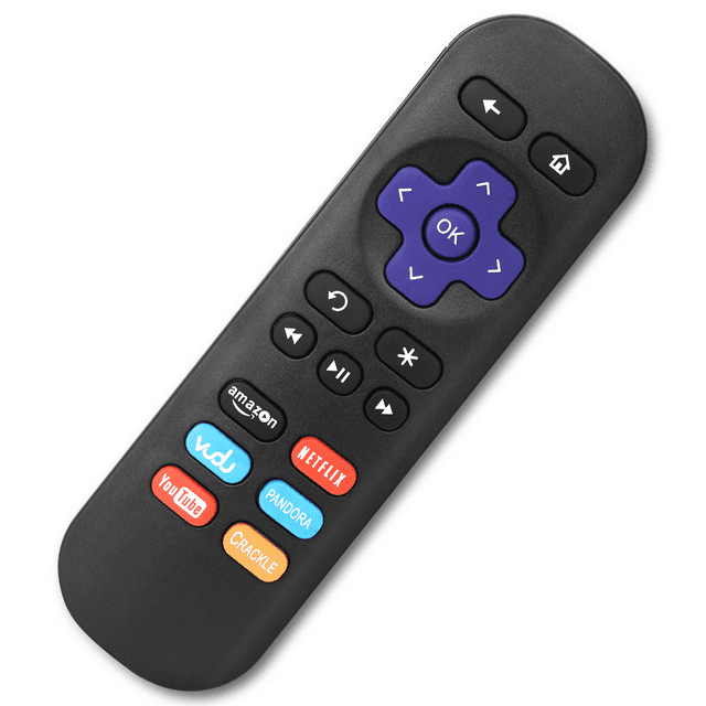 Original UX Remote for Roku N1100 HD Also Supports Roku Player (Roku 1/2/3/4, HD/LT/XS/XD), Express/Premiere/Ultra; NOT for Roku TV or Roku Stick, NO TV Power Button, NO TV Volume Button