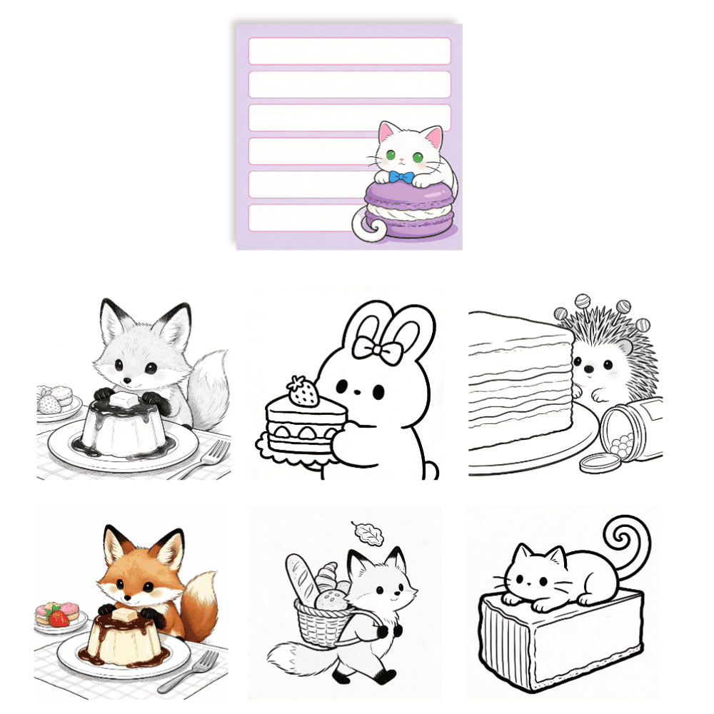 Unusual Note Original Unique No-Repeat Sticky Notes (100 Pcs) - Double-Sided ...