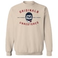 thumbnail image 1 of Original & Unrestored Fear Graphic Sand Men's Cotton Pullover Sweatshirt, 1 of 1