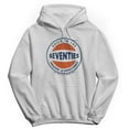 thumbnail image 1 of Original & Unrestored Iconic Seventies Graphic White Men's Cotton Pullover Hoodie, 1 of 1