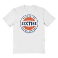 thumbnail image 1 of Original & Unrestored Iconic Sixties Graphic White Men's Cotton T-Shirt, 1 of 1