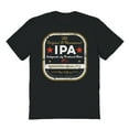 thumbnail image 1 of Original & Unrestored Ipa Graphic Black Men's Cotton T-Shirt, 1 of 1