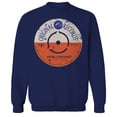 thumbnail image 1 of Original & Unrestored Records Graphic Navy Men's Cotton Pullover Sweatshirt, 1 of 1