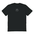 thumbnail image 1 of Original & Unrestored Small Circle Graphic Black Men's Cotton T-Shirt, 1 of 1