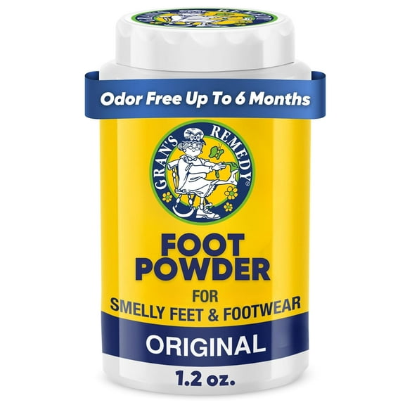 Original Unscented Shoe Deodorizer and Foot Powder for Smelly Feet - Effective Shoe Odor Eliminator in Travel Size - Absorbs Sweat and Moisture for Shoes and Feet