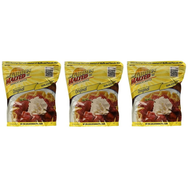 Original Waffle and Pancake Flour, 32 Ounce (Pack of 3)