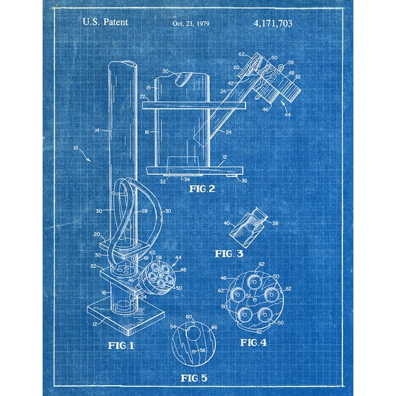 Original Water Pipe Artwork Submitted In 1979 - Smoking - Patent Art Print