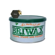 Briwax Original Furniture Wax Polish Ebony 16 oz - Cleans, Stains & Polishes