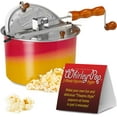 Original Whirley Pop Popcorn Maker 6 Quart Popcorn Popper, Aluminum