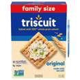 thumbnail image 1 of Original Whole Grain Wheat Crackers, Vegan Crackers, Healthy Snacks, Family Size 12.5 oz, 1 of 1