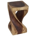 thumbnail image 1 of Original Wood Twist Accent Stool 10 X 10 X 18 In High Walnut Oil, 1 of 7