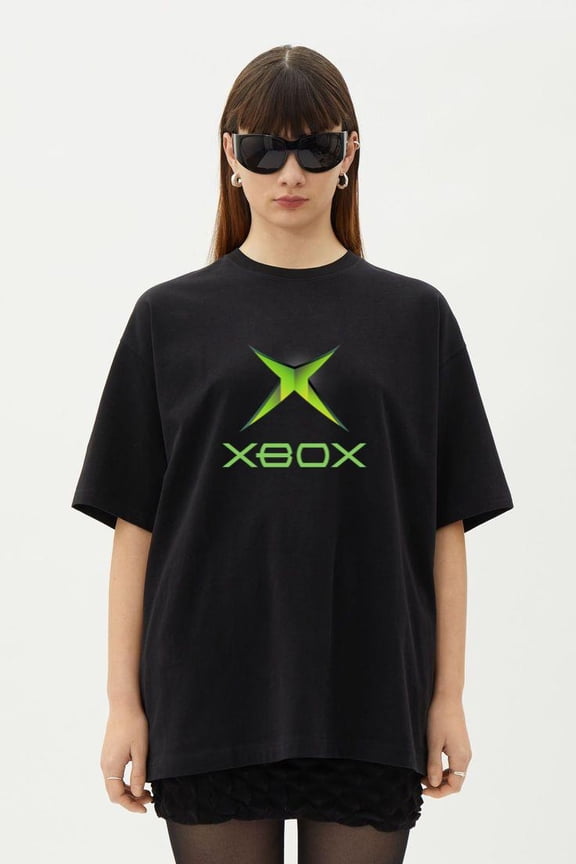Original Xbox Green Black Vintage Microsoft Game T-Shirt, for men & women, up to size 5XL