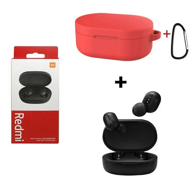 Original Xiaomi Redmi Airdots 2 Bluetooth Earphone Earbuds Sport Music Outdoor Mini Wireless Headset Mic Headphones In Ear Add Red Case Walmart
