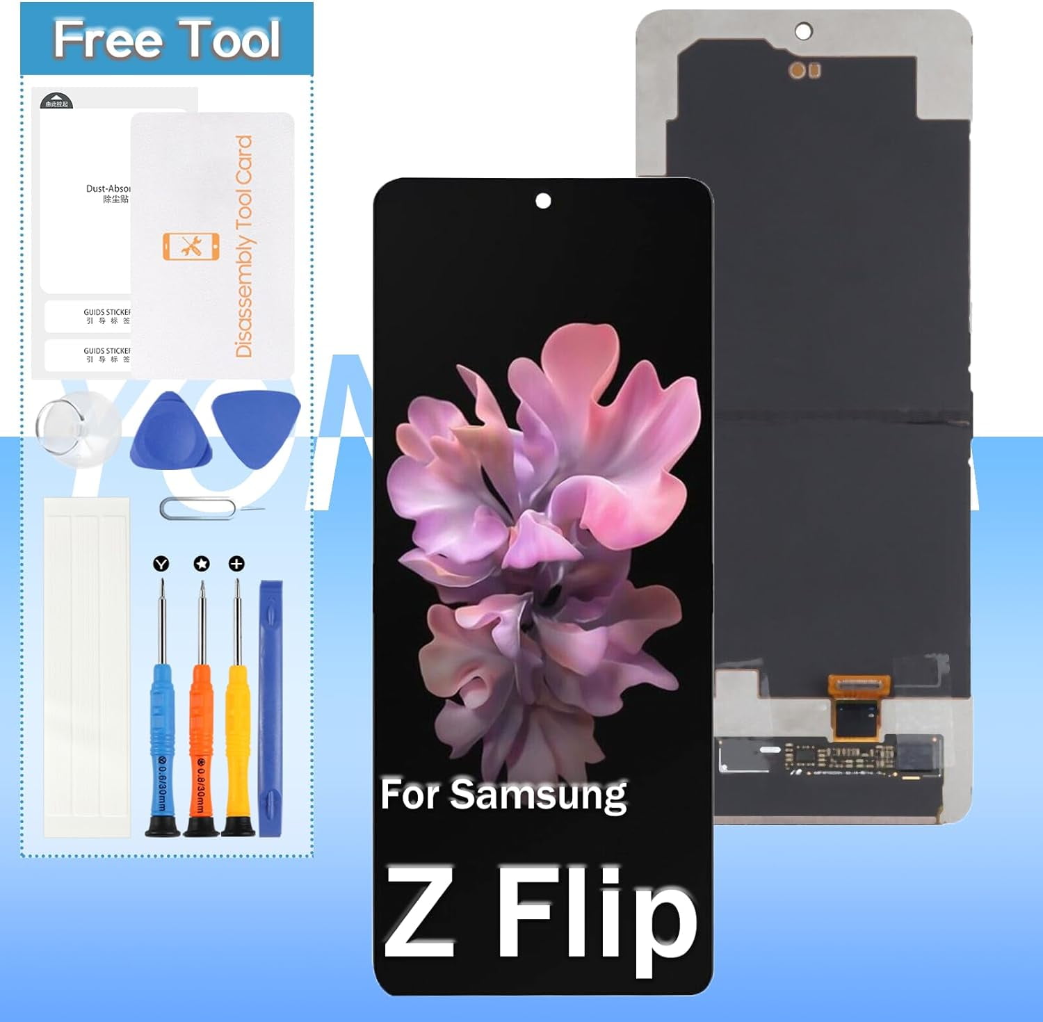 Original for Samsung Galaxy Z Flip/Z Flip 5G LCD Display SM