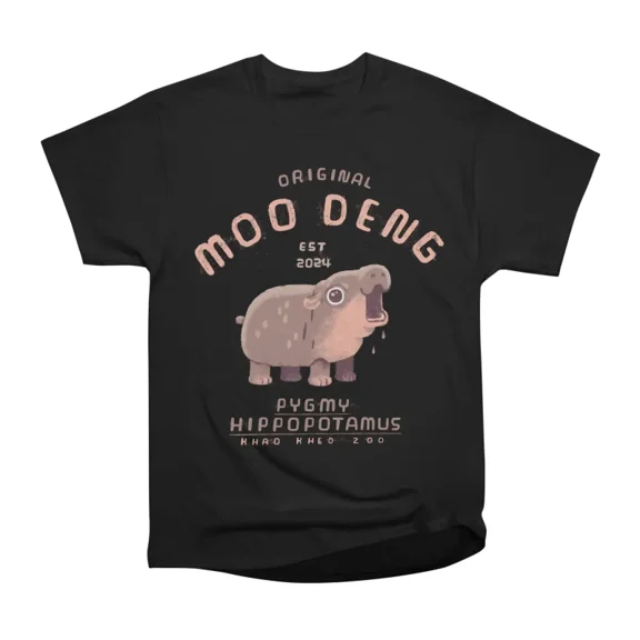 Original moo deng T-Shirt Tee Gift For Him Merch For Her Apparel For Friend