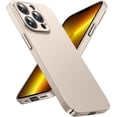 thumbnail image 1 of OriginalFit Slim Case for iPhone 13 Pro 6.1'', Ultra Thin Sturdy Protective Phone Case with Full Camera Protection & Anti-Scratch & No Fingerprint Hard Matte Back Cover, Silky-Touch, Gold, 1 of 14