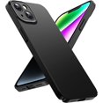 thumbnail image 1 of OriginalFit Slim Case for iPhone 14 6.1'', Ultra Thin Sturdy Protective Phone Case with Full Camera Protection & Anti-Scratch & No Fingerprint Hard Matte Back Cover, Silky-Touch, Black, 1 of 7