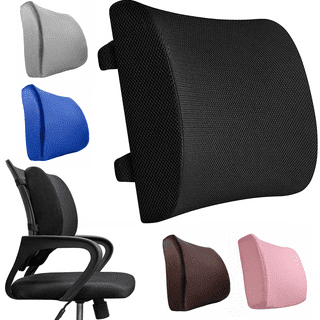 Xtreme Comforts Lumbar Back Support Pillow for Office Chair Cushion, House Chair  Cushions, & Car Truck Seat - Memory Foam Office Chair Back Support  w/Adjustable…