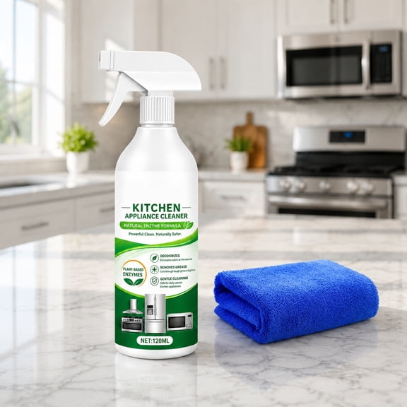 Originally Cleaning Degreaser Spray, Fast-Acting Gentle Grease Remover Spray, Powerful Fresh Kitchen Appliance Grease Cleaner for Stovetop, Oven,Cabinet