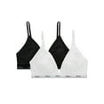 thumbnail image 1 of Hanes Originals Women's Stretch Triangle Bra, 2-Pack, 1 of 7