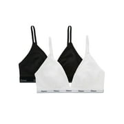 Hanes Originals Women's Stretch Triangle Bra, 2-Pack