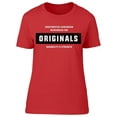 thumbnail image 1 of Originals Durability/strenght T-Shirt Women -Image by Shutterstock, Female Medium, 1 of 2