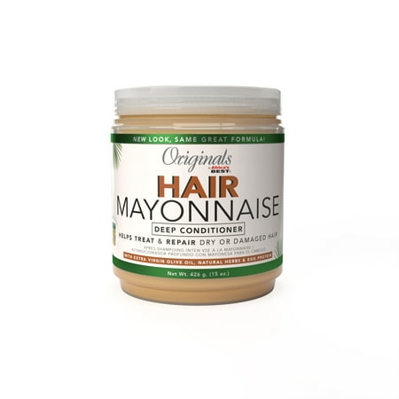 Originals by Africa's Best Hair Mayonnaise Deep Conditioner for Dry, Damaged Hair, 15 oz