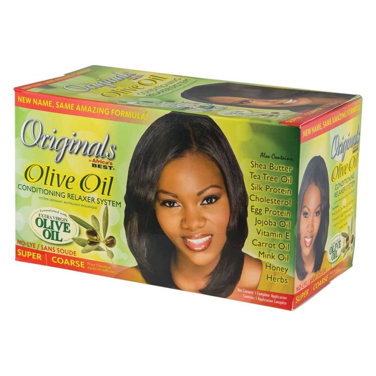 Africa's Best Olive Oil Conditioning No-Lye Relaxer, Super