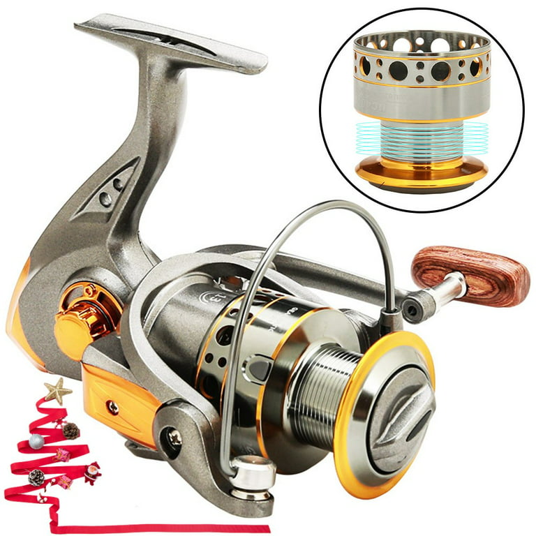 Originalsourcing Spinning Fishing Reels Fishing Wheel 13BB Metal Spinning  Reel 7 Ball Bearings Reversible Handle for Left/Right Smooth Powerful  Reels