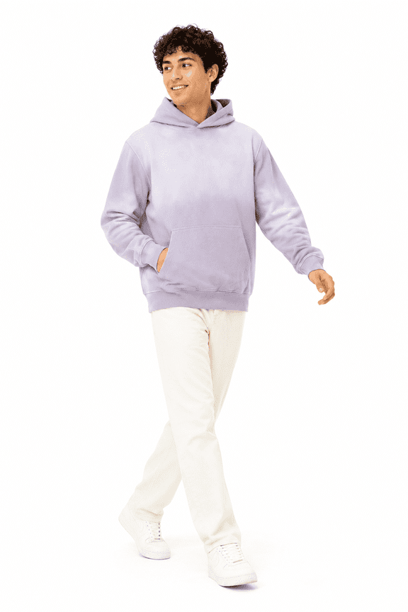 Unisex Oversized Organic Cotton Brushed Spray Washed Hoodie
