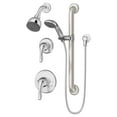 thumbnail image 1 of Origins 2-Handle 1-Spray Shower Trim with 1-Spray Hand Shower in Polished Chrome (Valves Not Included), 1 of 2
