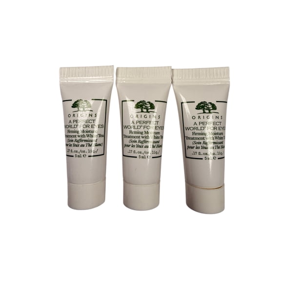 Origins A Perfect World For EYEs Firming Moisturizer Treatment With White Tea 0.17 fl. oz / 5 ml Total 3 Pack